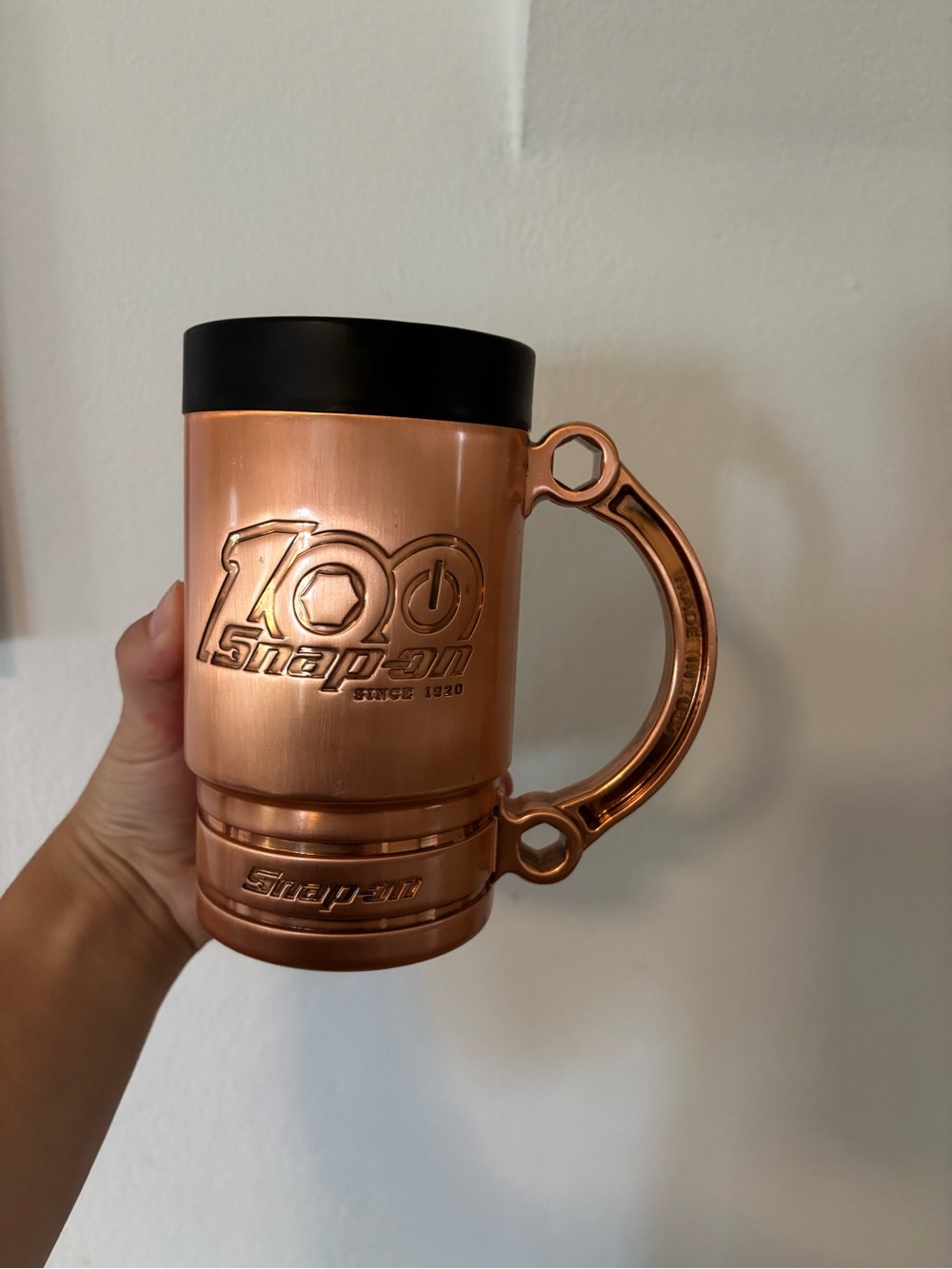 Snap-on Copper Finish 100th Anniversary Tool Mug - Copper
